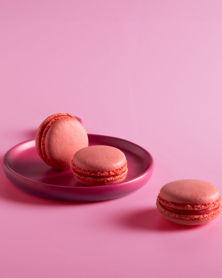 Frambuazlı Macaron